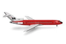 Herpa 537551 - 1:500 - Braniff Solid Red B727-200